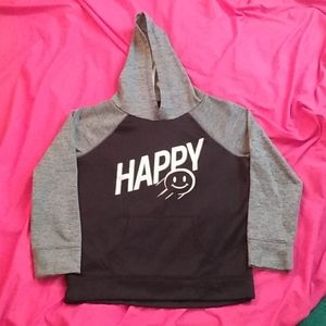 Hoodie with bling logo happy